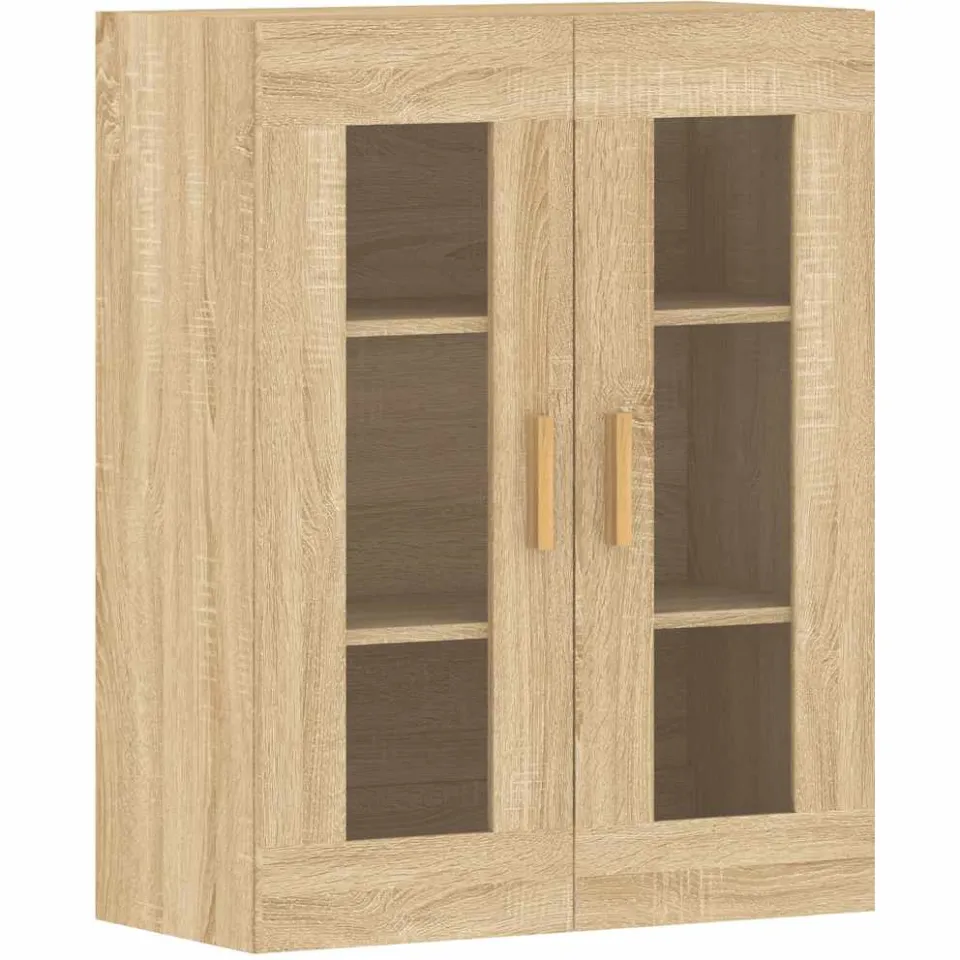vidaXL Hangkasten 2 st bewerkt hout sonoma eikenkleurig, foto 4