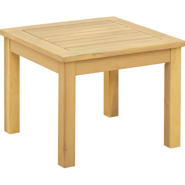 vidaXL Salontafel Licht acacia 45 x 45 x 36 cm Massief Acaciahout bruin, foto 2