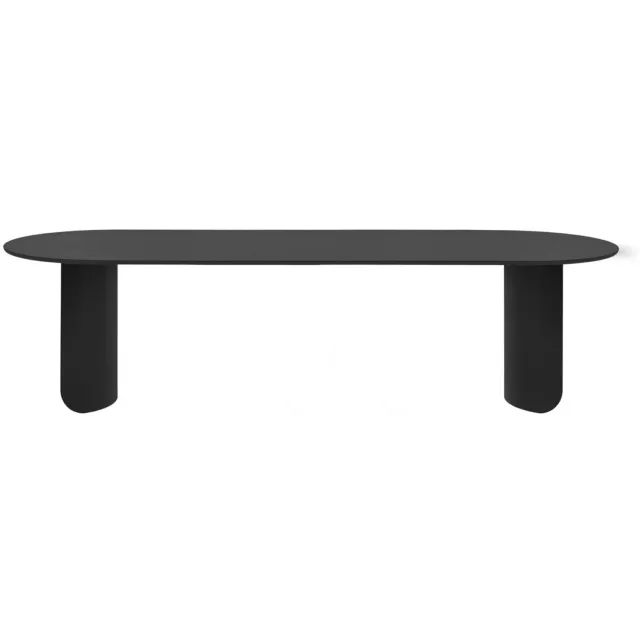 Fest Plateau Eettafel Ovaal 280 cm Zwart
