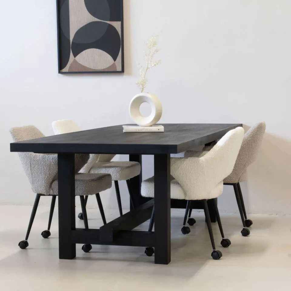 Giga Meubel Eettafel Frans - Mangohout - 240cm, foto 5