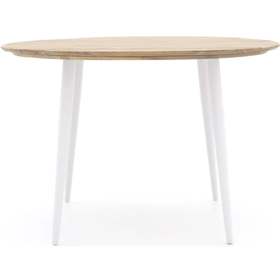Bellagio tuinmeubelen Bellagio Falcade dining tuintafel ø 115cm bruin, foto 3