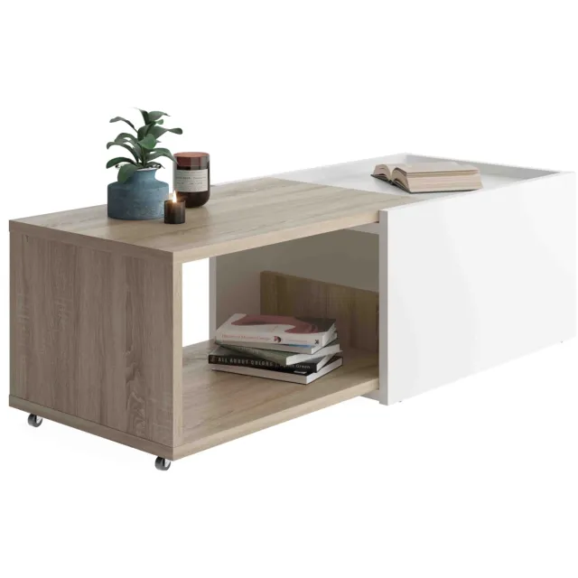salontafel Vermont wit Bruin | Wit
