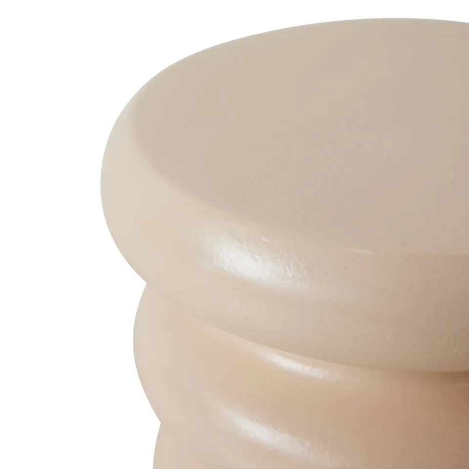 HKLIVING Allure bijzettafel crème, foto 4