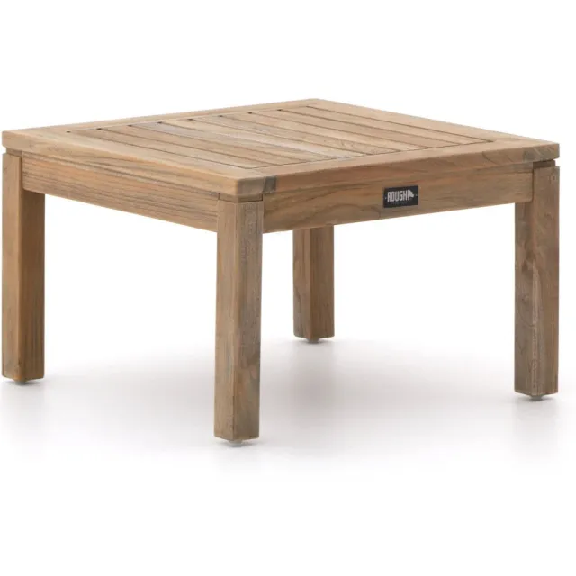 ROUGH Furniture ROUGH-S bijzet tuintafel 60x60x38cm bruin, foto 2
