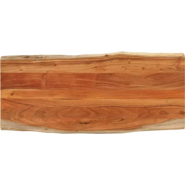vidaXL Tafelblad rechthoekig natuurlijke rand 140x60x3,8 cm acaciahout Bruin