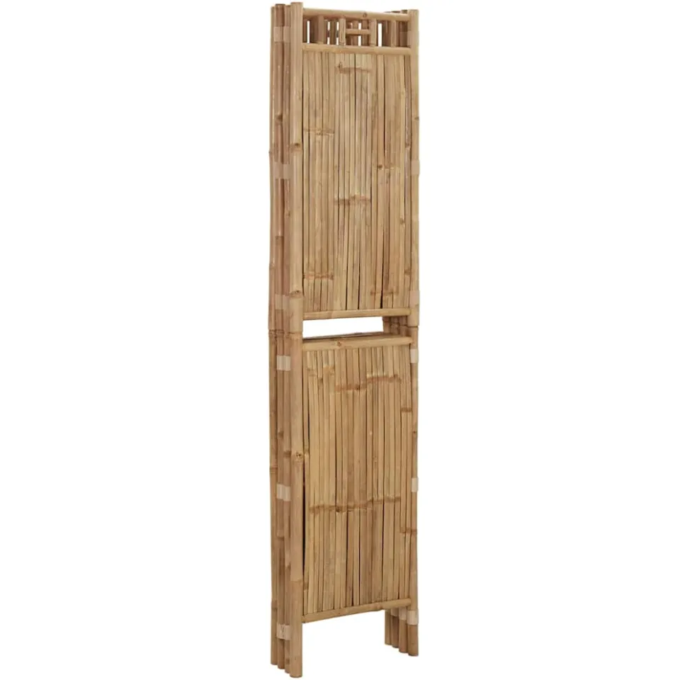 vidaXL Kamerscherm met 4 panelen 160x180 cm bamboe bruin, foto 5