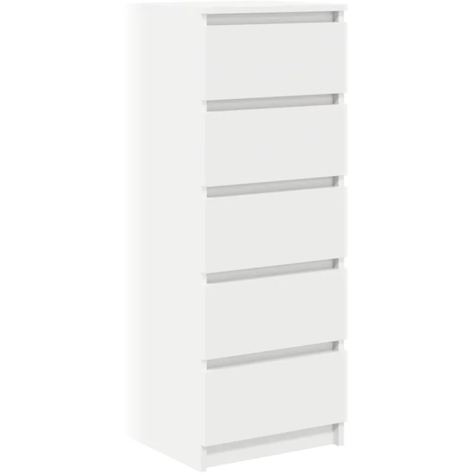 vidaXL Dressoir met lades 37,5x35x99 cm spaanplaat wit