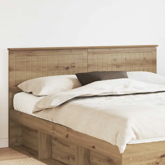vidaXL Hoofdbord Artisan Eiken Bewerkt hout Bruin