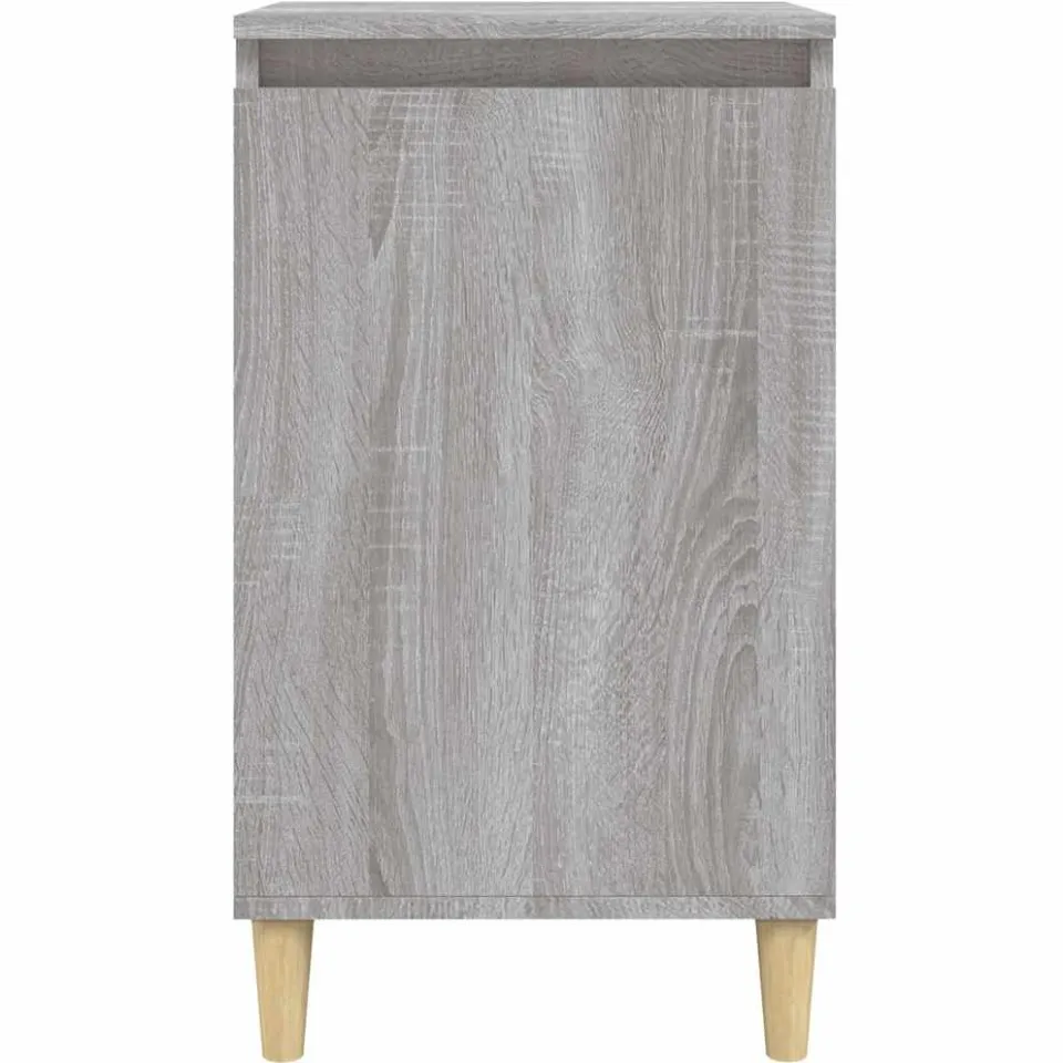 vidaXL Nachtkastjes 2 st 40x35x70 cm bewerkt hout grijs sonoma eiken, foto 4