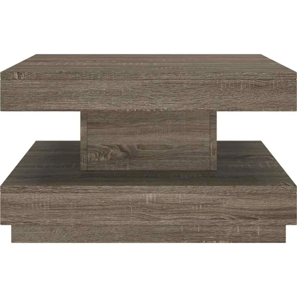 vidaXL Salontafel 60x60x35 cm MDF grijs
