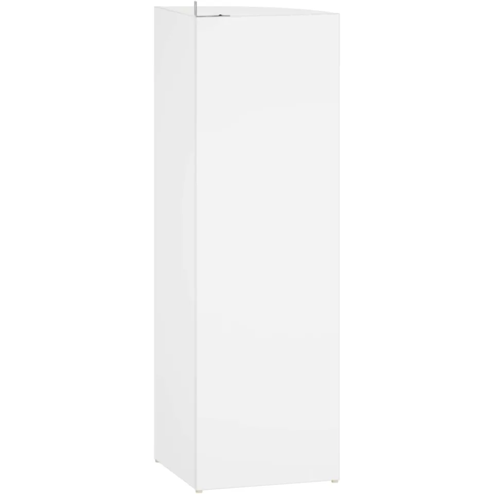 vidaXL Hoekplank 3-laags 41,5 x 41,5 x 107,5 cm Bewerkt hout Wit, foto 4