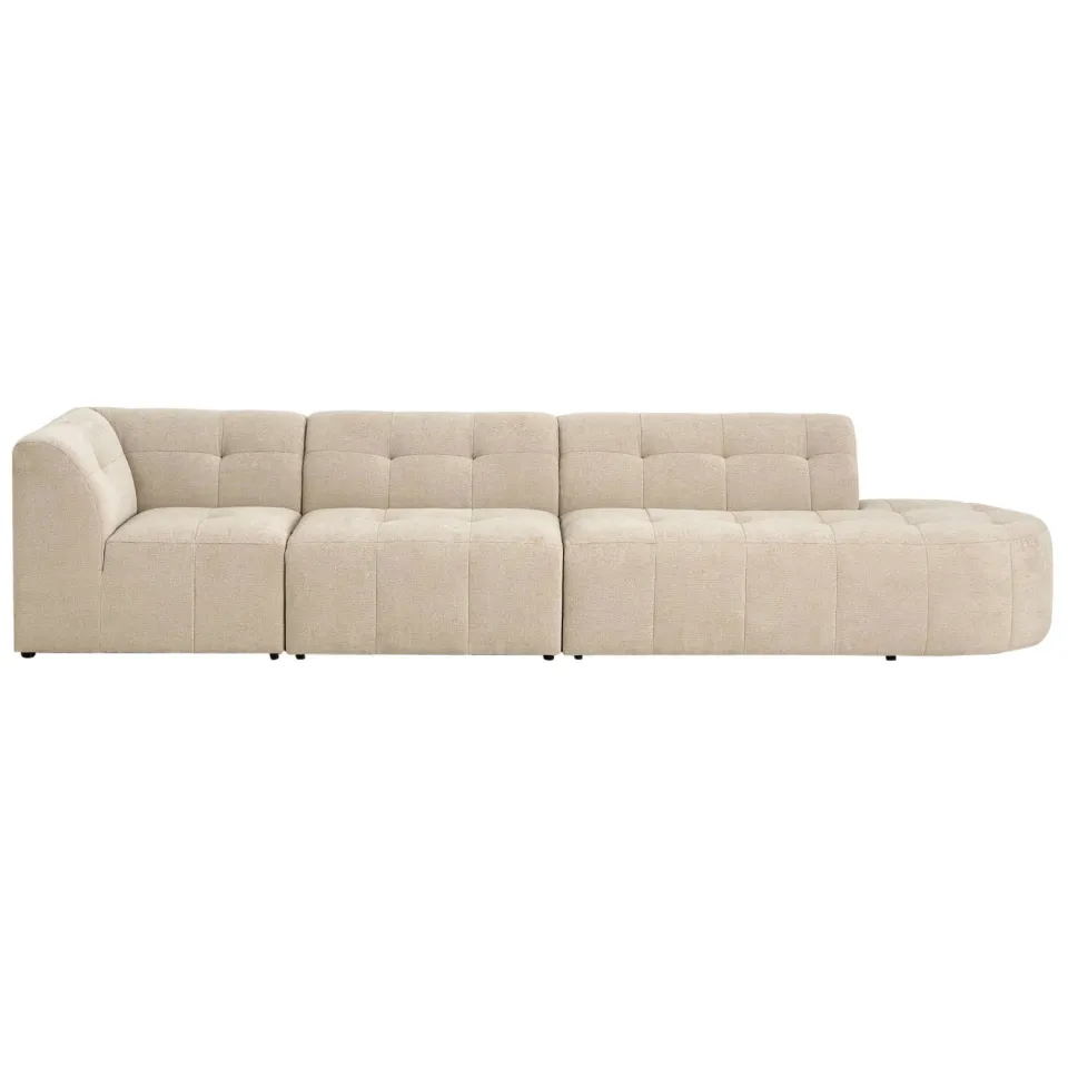 NOUS Living 3-zitsbank Aura - beige