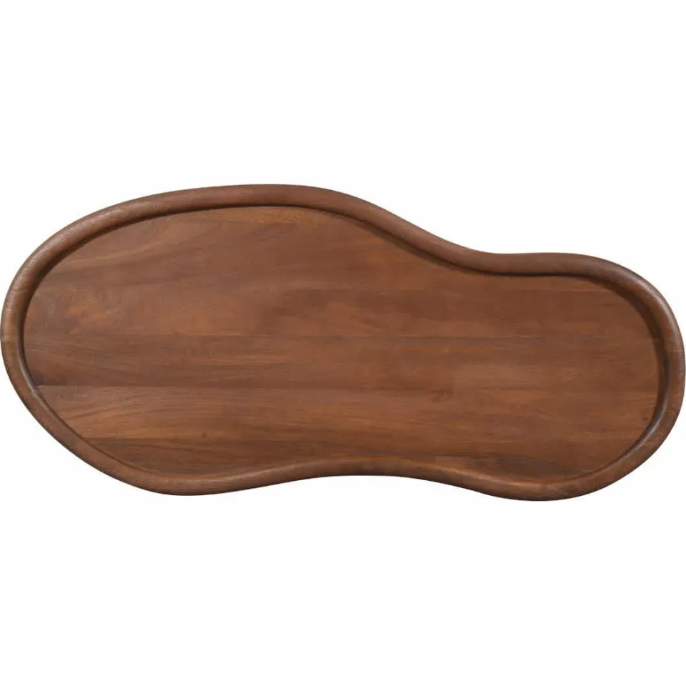 Giga Meubel Salontafel Estella - Organisch Donkerbruin Mangohout - 130x60x39cm, foto 4