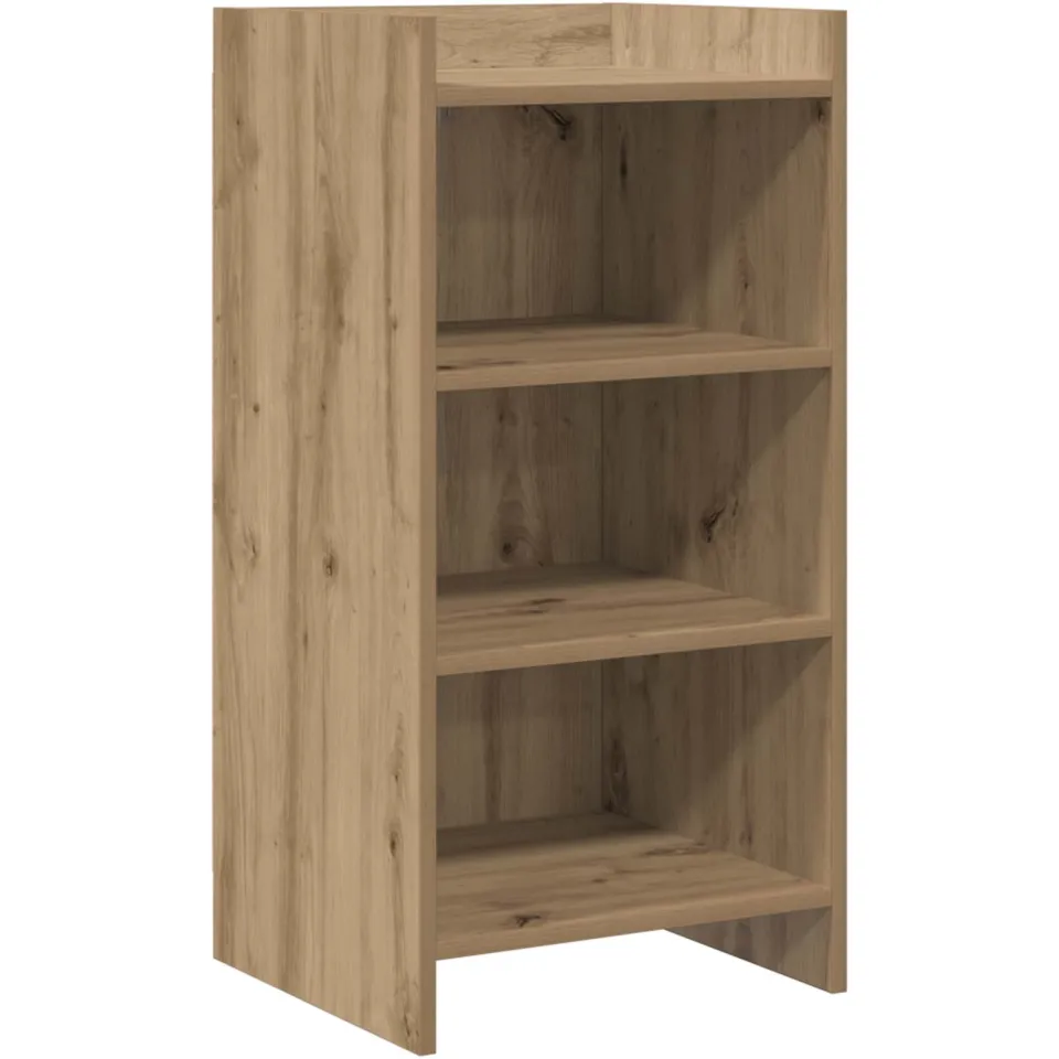 vidaXL Dressoir Artisanaal eiken 40 x 36 x 80 cm Bewerkt hout, foto 3
