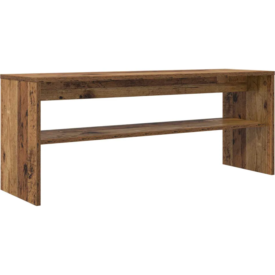 vidaXL TV-kast 100 x 30 x 40 cm Oudhout Bewerkt hout bruin, foto 3