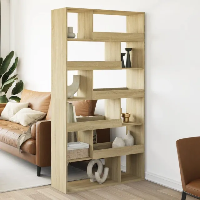 vidaXL Kamerscherm 100x33x187,5 cm bewerkt hout sonoma eikenkleurig, foto 2