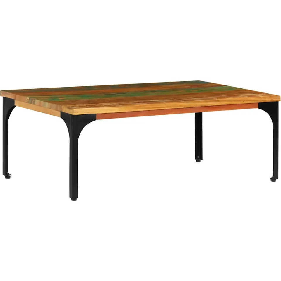 vidaXL Salontafel 100x60x35 cm massief gerecycled hout Bruin