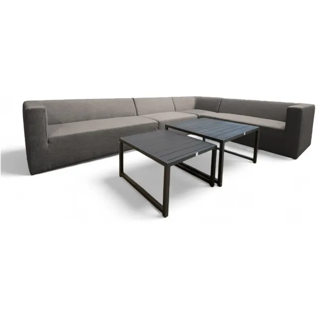 Mondial Living Burano Elements Tuinset All-Weather Antraciet 5-delig