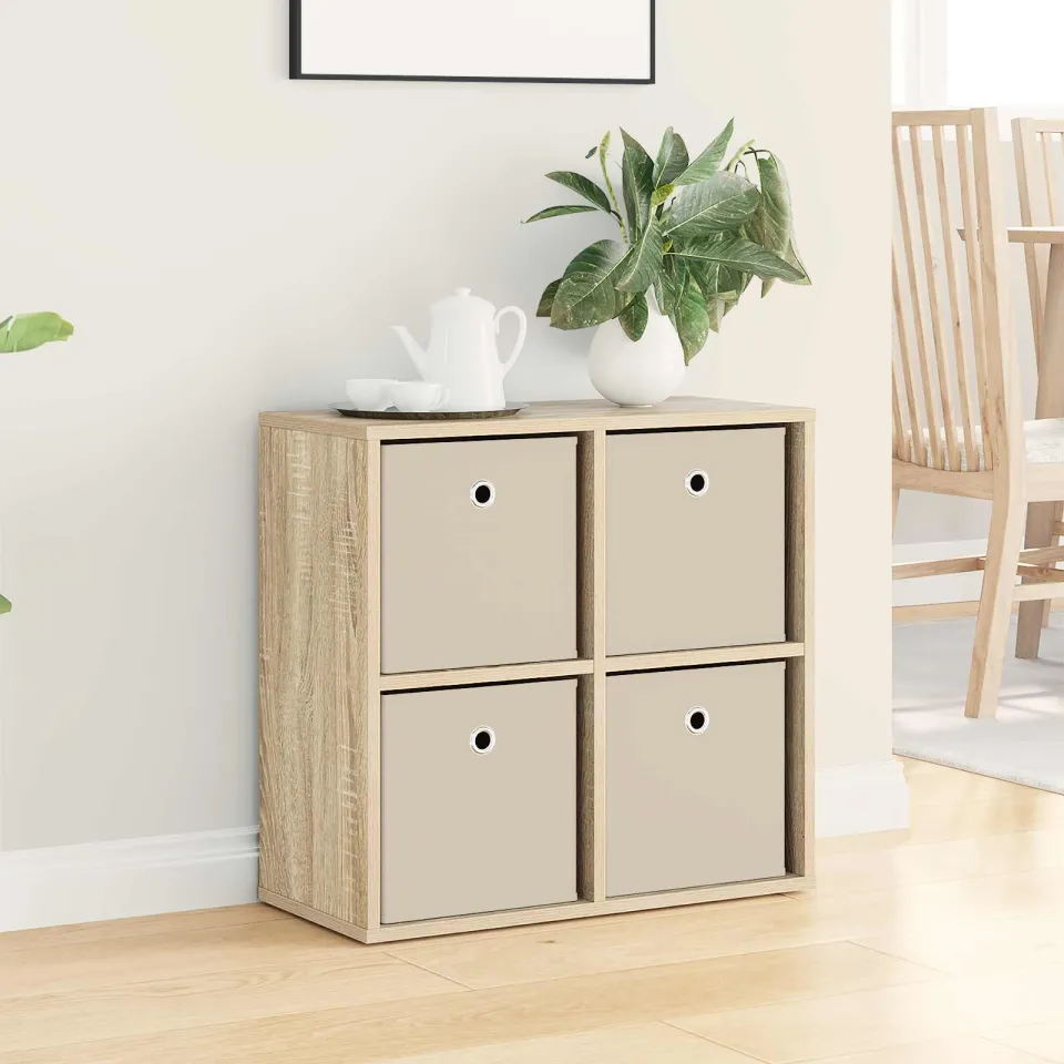 vidaXL Dressoir Sonoma Eiken 59,5 x 27 x 57 cm, foto 4