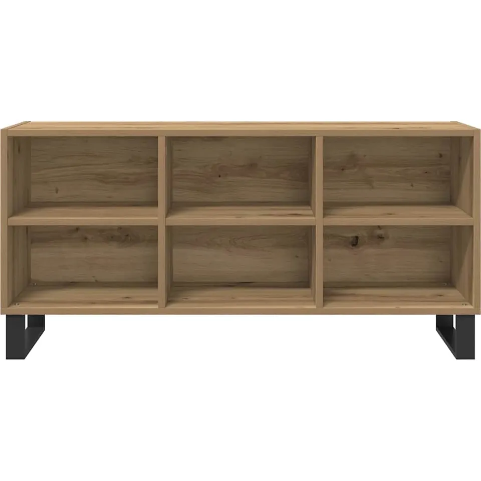 vidaXL TV-kast 103,5 x 30 x 50 cm Artisan Eiken Bewerkt hout, foto 3