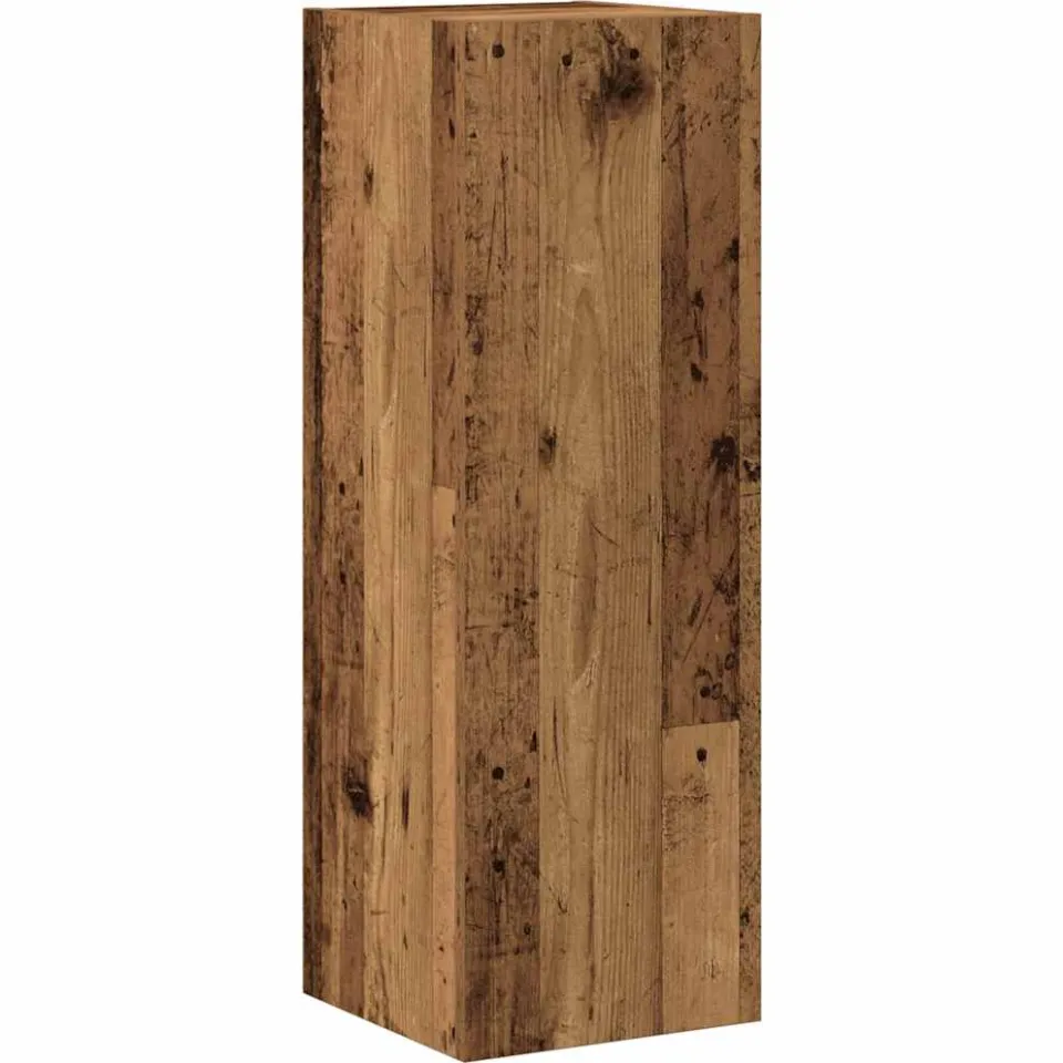 vidaXL 5-delig Tv-meubelset wandmontage bewerkt hout oud houtkleurig bruin, foto 3