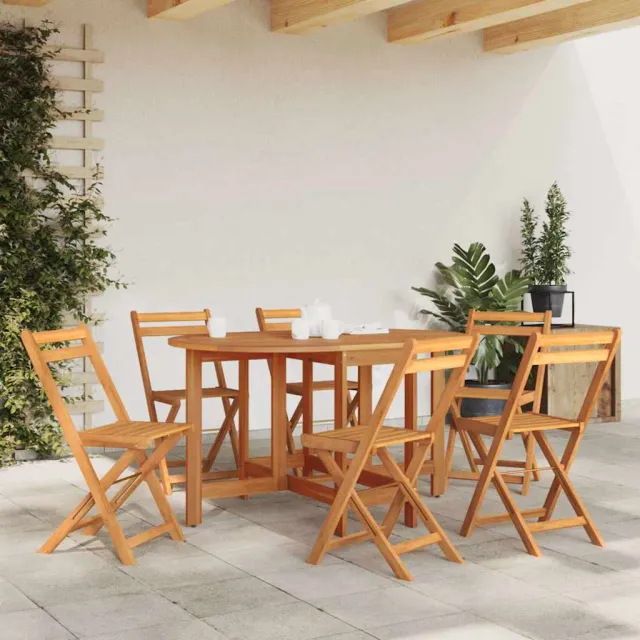 vidaXL Tuintafel 130x90x72 cm massief acaciahout Bruin