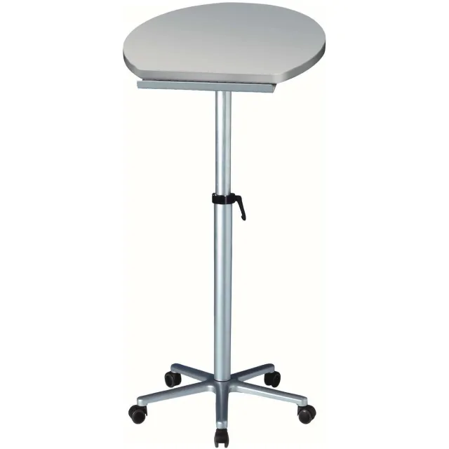 Maul Statafel - stervoet met wielen - grijs - metaal - 1 stuk - 61 x 61 x 120 cm grijs|zilver|zwart
