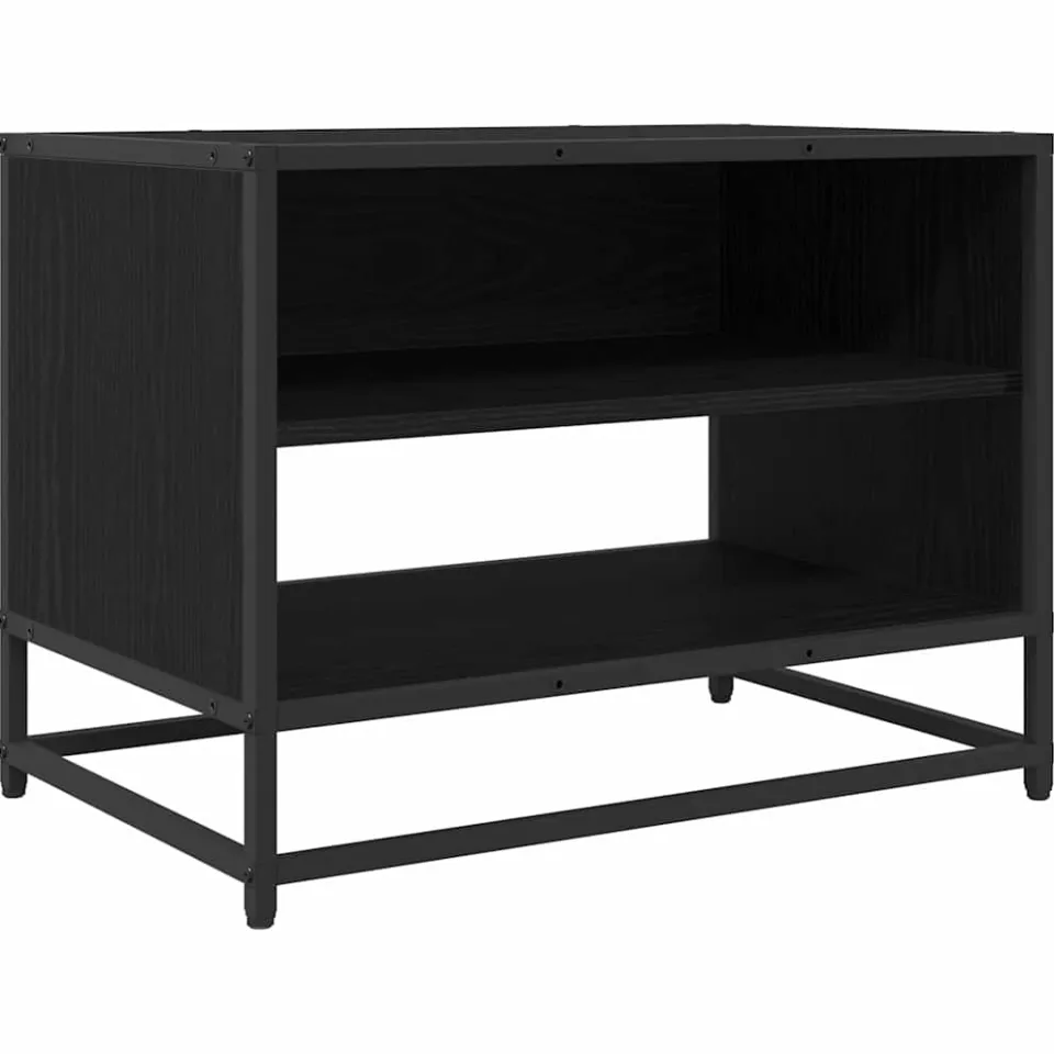 vidaXL TV Eenheden 61 x 40 x 46 cm Zwart Eiken Bewerkt hout, foto 3