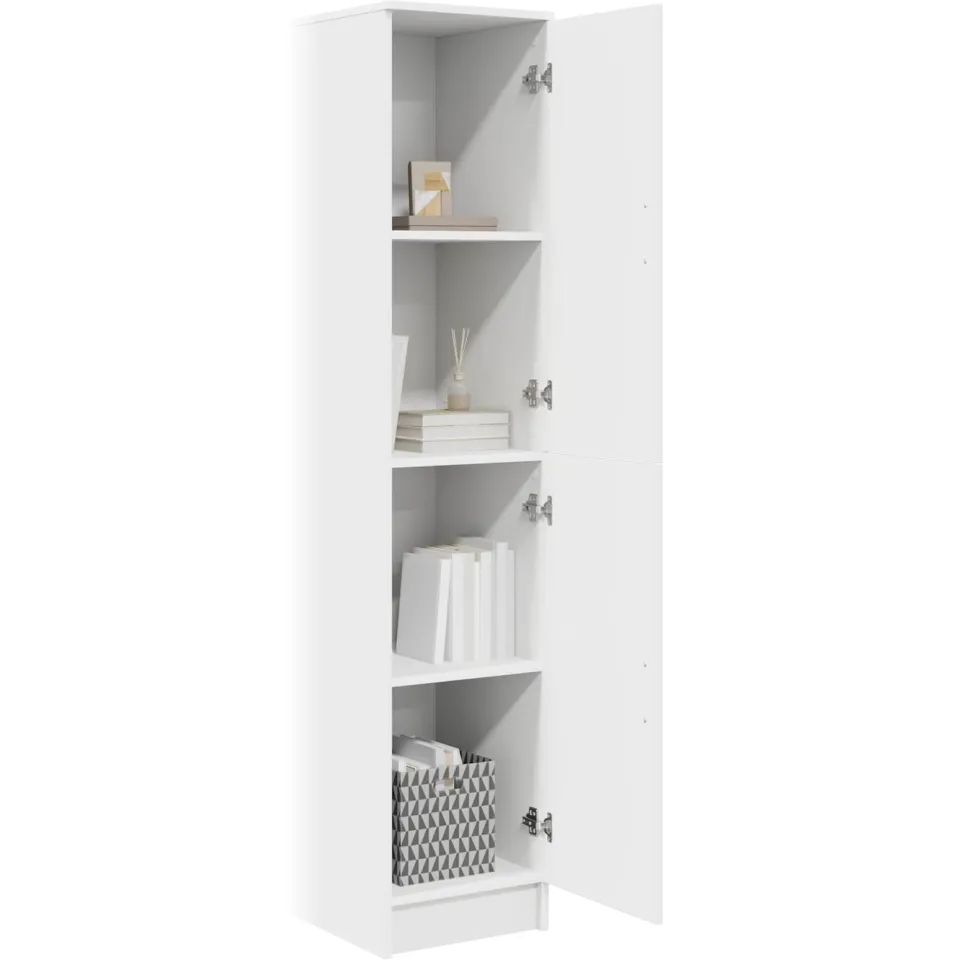 vidaXL Hoge kast Wit 35 x 39 x 168 cm