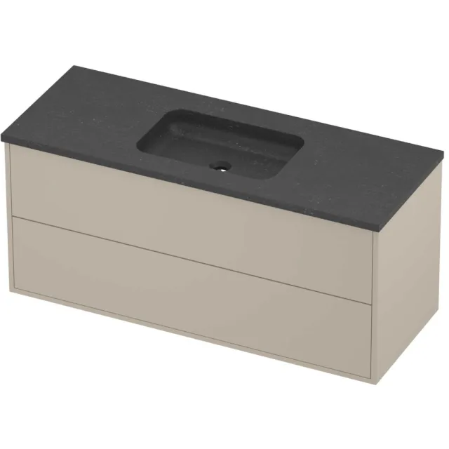 Proline Rollo Badmeubelset Hardsteen Elegant Voor Grepen 120x46x54 cm Blue Stone Soft Linen Beige