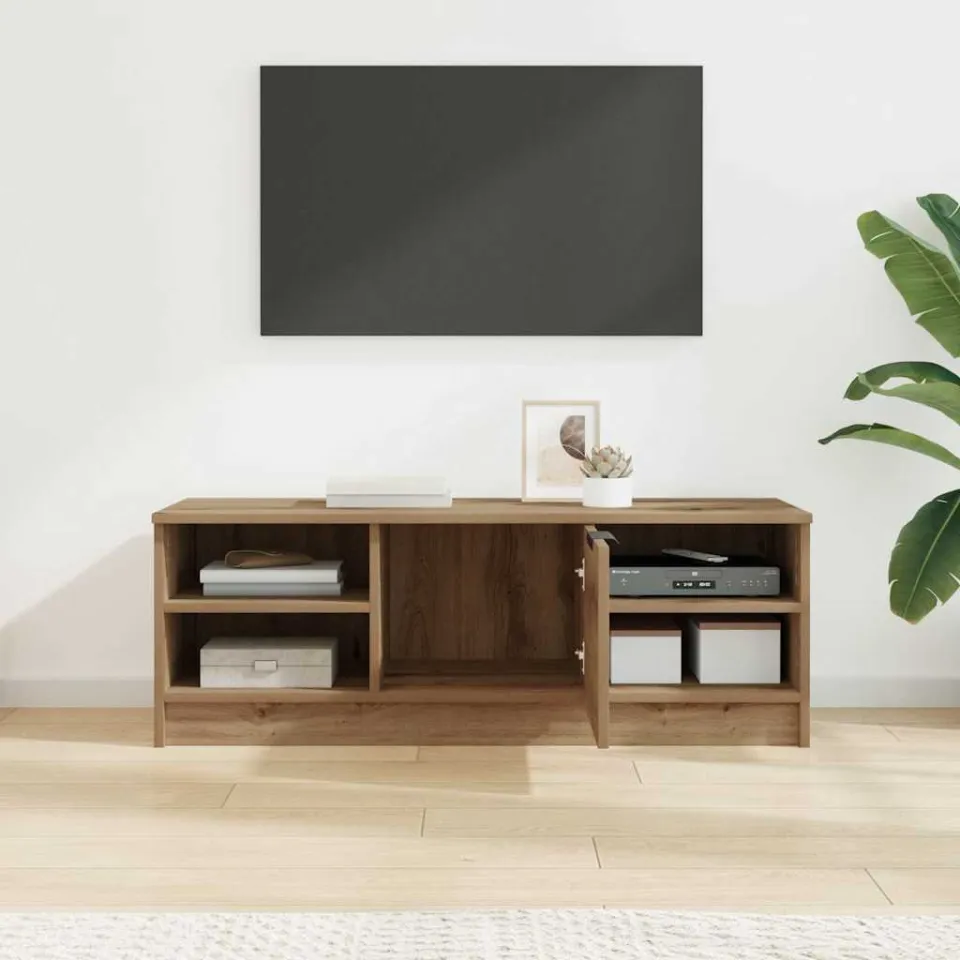 vidaXL TV-kast 102 x 35 x 36,5 cm Artisan Eiken Bewerkt hout, foto 4