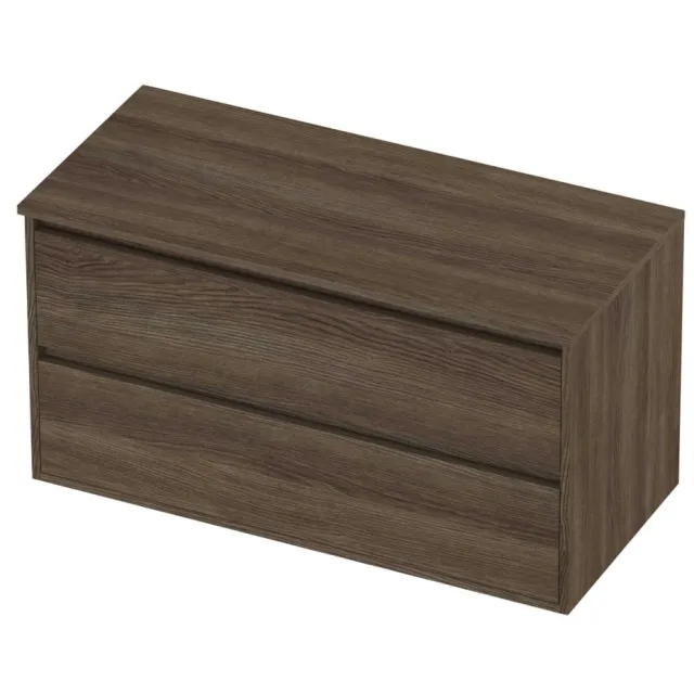 Proline Deck Badmeubelset Greeploos Symmetrisch Kader 100x46x54 cm Vital Oak Eiken