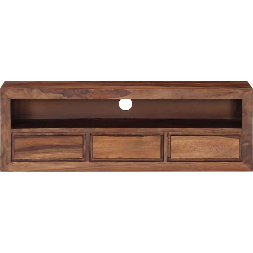 vidaXL Tv-meubel 120x30x40 cm massief acaciahout bruin, foto 2