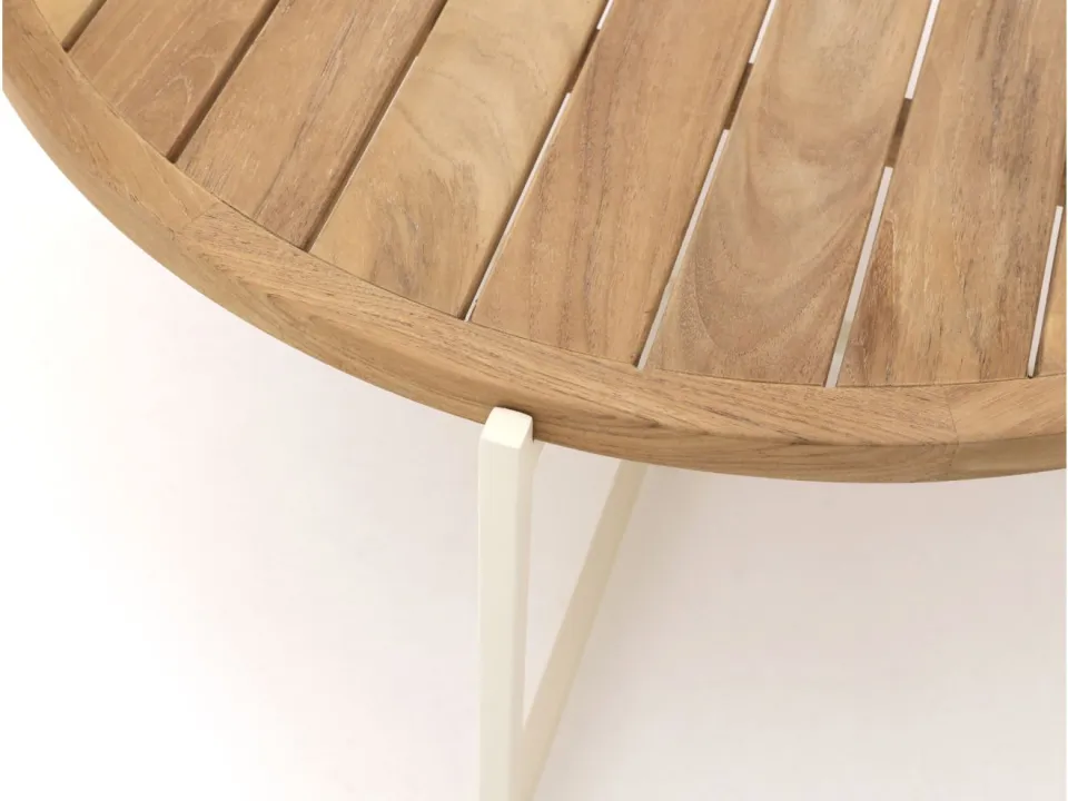 Apple Bee Condor lounge tuintafel ø 74cm (h: 38) grijs, foto 5