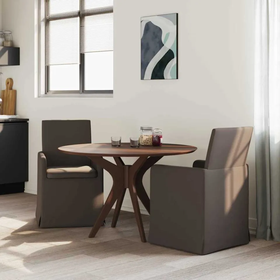 vidaXL Eettafelstoelen 2 st Linnen Donkergrijs 57 x 68 x 94 cm grijs, foto 2