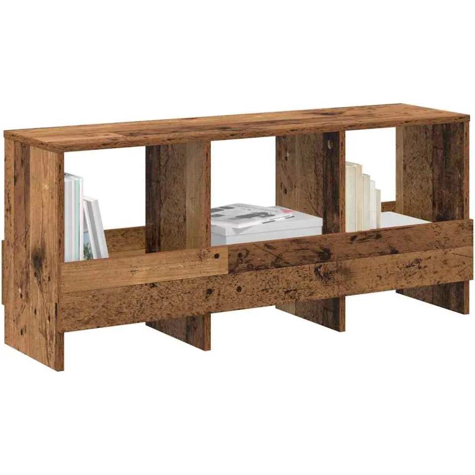vidaXL Tijdschrift Rek Oudhout 102 x 30 x 45 cm Bruin
