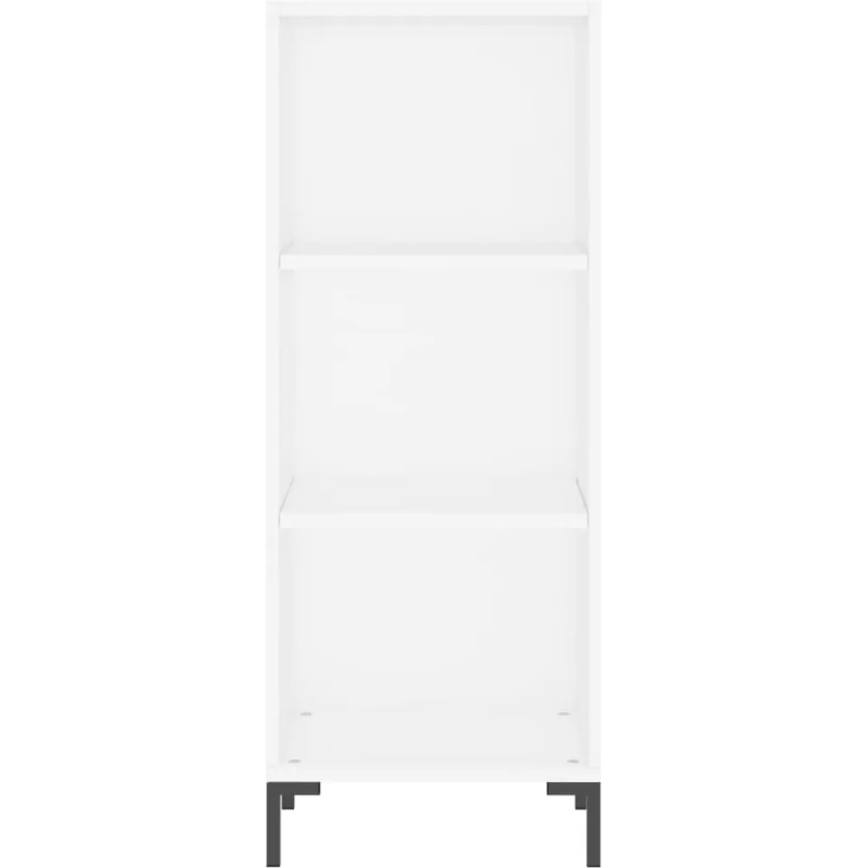 vidaXL Dressoir 34,5x32,5x90 cm bewerkt hout wit, foto 3