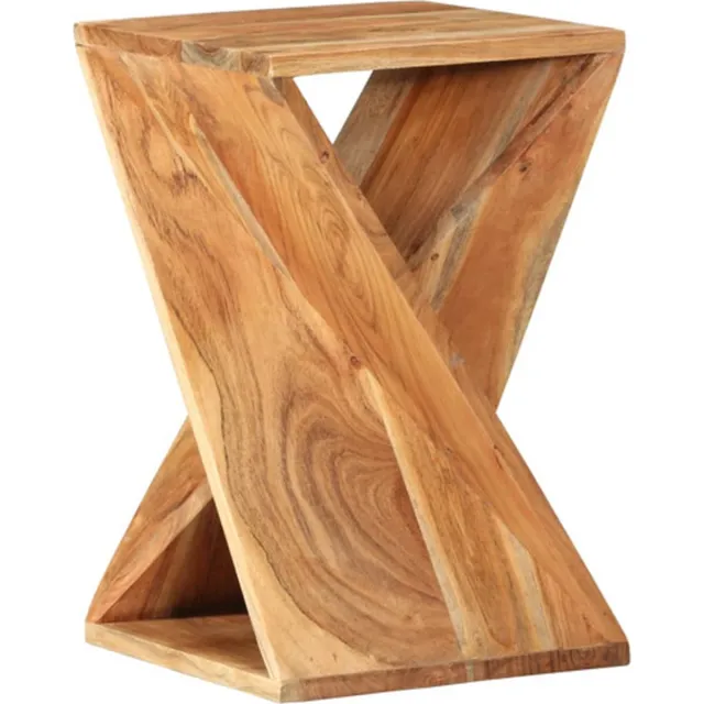 vidaXL Bijzettafel - 35x35x55 - cm - massief - acaciahout Bruin