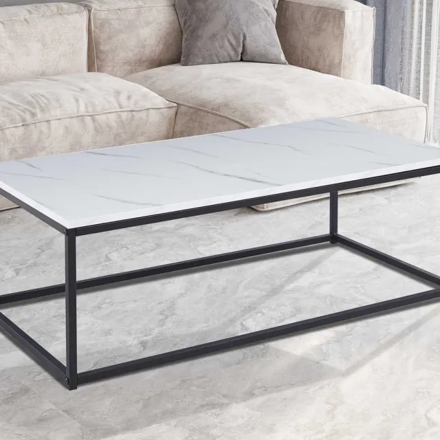 Rousseau Salontafel 'Dallas' Decor Marmer Wit