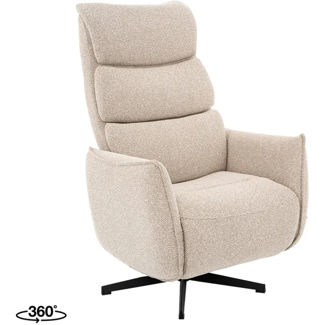 LABEL51 Goteborg Fauteuil - Naturel - Royal Stof - 2-Motorig