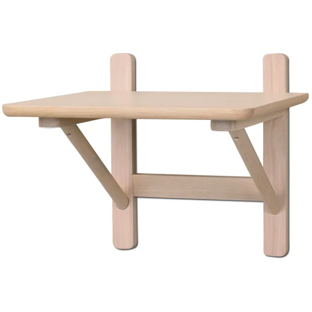 Rowico Home Camrose houten nachtkastje whitewash Bruin