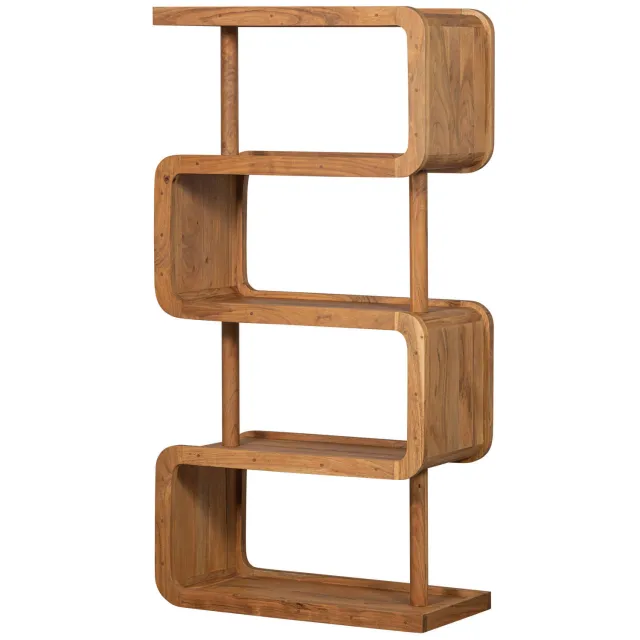 WOOOD Rattle open kast naturel natural