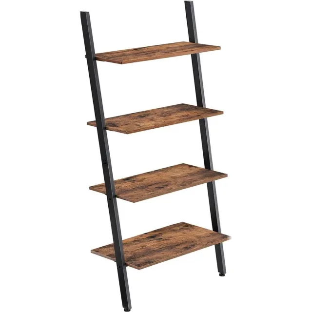 Vasagle Boekenplank – Boekenkast - Opbergrek vintabruin + zwart.