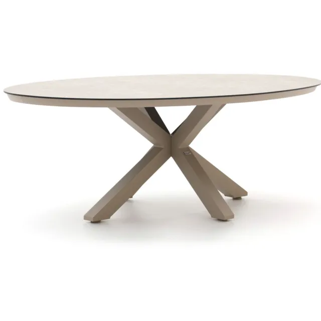Tierra Outdoor Oblong dining tuintafel 220x130x75cm Taupe