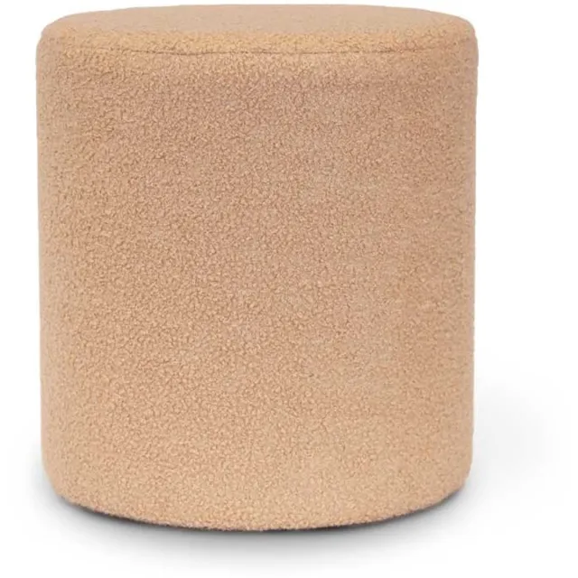 Unique Living Poef Teddy - 35x38cm - Latte Bruin