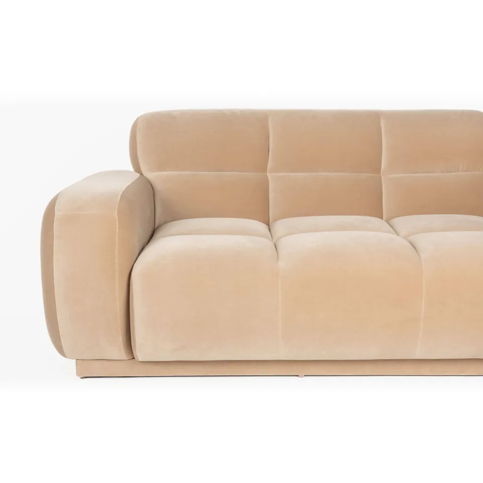 Zuiver 4-zitsbank Hazel rechts - beige, foto 7