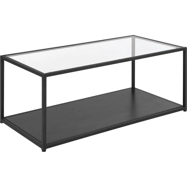 Beliani MEDORA - Salontafel - Zwart - Glas