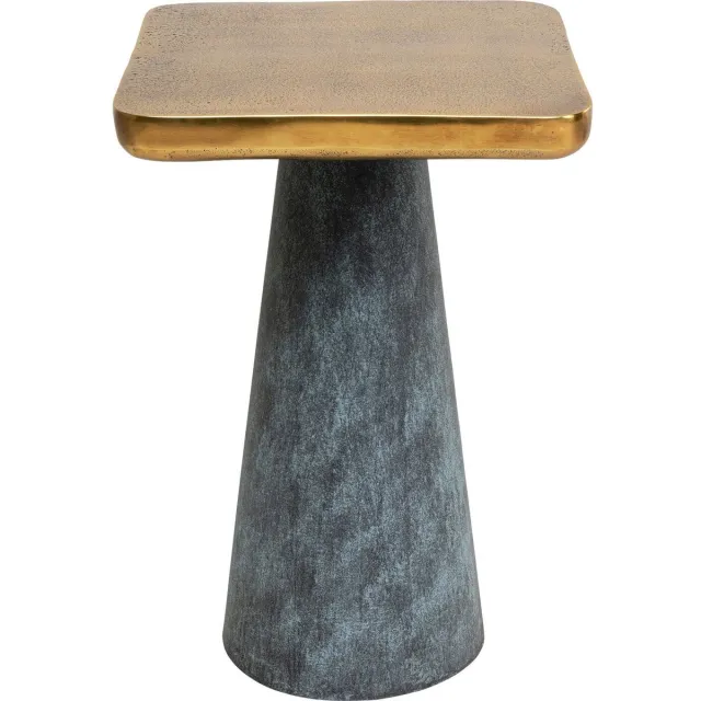 Kare Bijzettafel Cora 35x35cm Goud