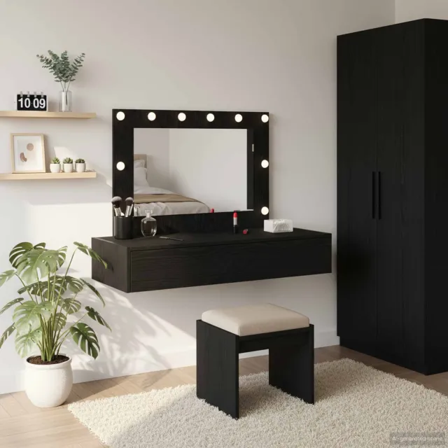 vidaXL Plafondtafel Zwart 100 x 40 x 70 cm Bewerkt hout, foto 2