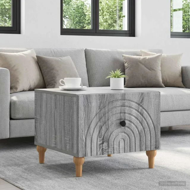vidaXL Salontafel met lade Grijs sonoma 49 x 50 x 40 cm Bewerkt hout
